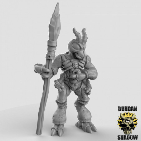 Figurines Anthropomorphes Duncan Shadow – Impression 3D pour Wargames et Jeux de Rôle
