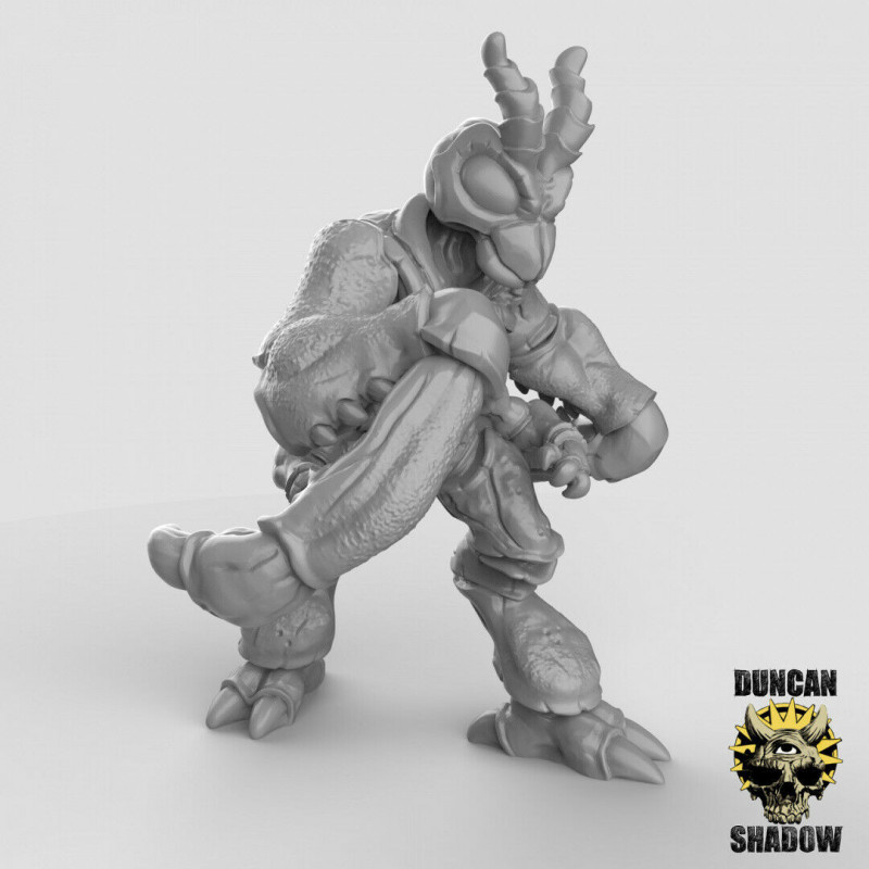 Figurines Anthropomorphes Duncan Shadow – Impression 3D pour Wargames et Jeux de Rôle
