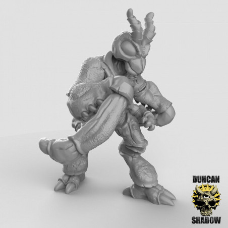 Figurines Anthropomorphes Duncan Shadow – Impression 3D pour Wargames et Jeux de Rôle
