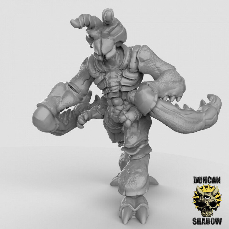 Figurines Anthropomorphes Duncan Shadow – Impression 3D pour Wargames et Jeux de Rôle

