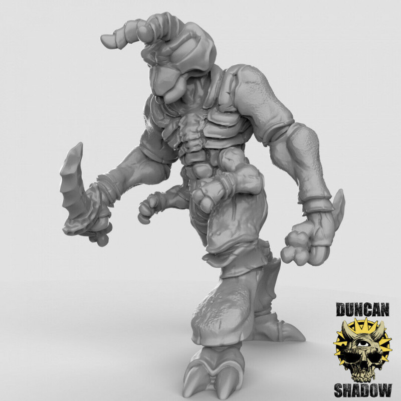 Figurines Anthropomorphes Duncan Shadow – Impression 3D pour Wargames et Jeux de Rôle

