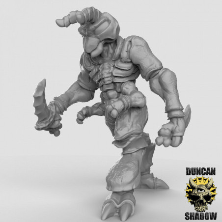 Figurines Anthropomorphes Duncan Shadow – Impression 3D pour Wargames et Jeux de Rôle
