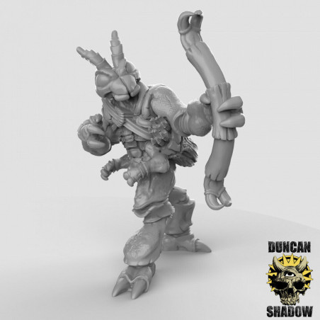 Figurines Anthropomorphes Duncan Shadow – Impression 3D pour Wargames et Jeux de Rôle
