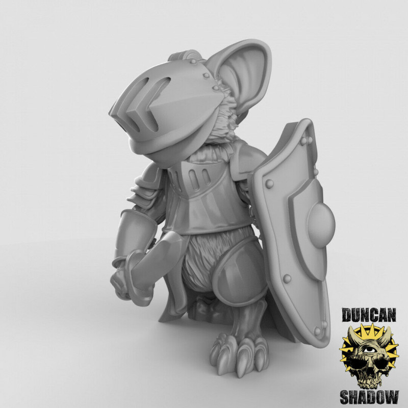 Figurines Anthropomorphes Duncan Shadow – Impression 3D pour Wargames et Jeux de Rôle

