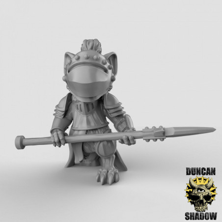 Figurines Anthropomorphes Duncan Shadow – Impression 3D pour Wargames et Jeux de Rôle
