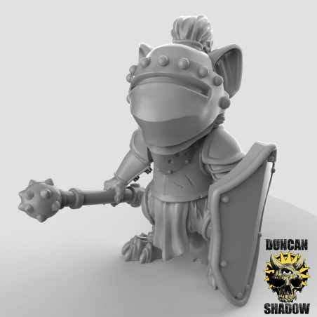 Figurines Anthropomorphes Duncan Shadow – Impression 3D pour Wargames et Jeux de Rôle
