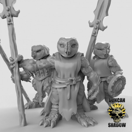 Figurines Anthropomorphes Duncan Shadow – Impression 3D pour Wargames et Jeux de Rôle
