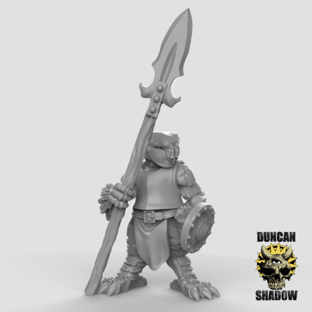 Figurines Anthropomorphes Duncan Shadow – Impression 3D pour Wargames et Jeux de Rôle
