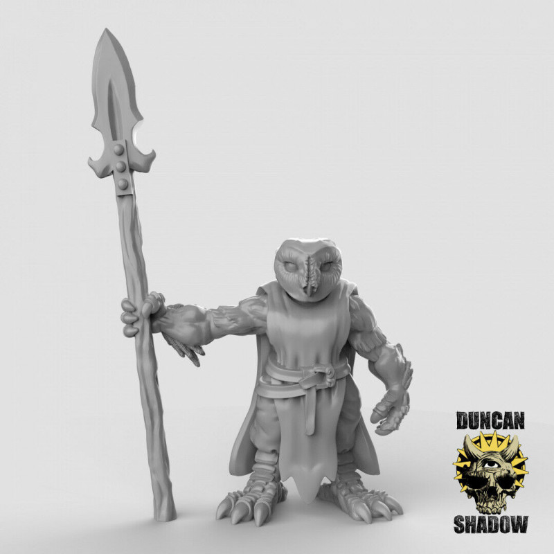Figurines Anthropomorphes Duncan Shadow – Impression 3D pour Wargames et Jeux de Rôle
