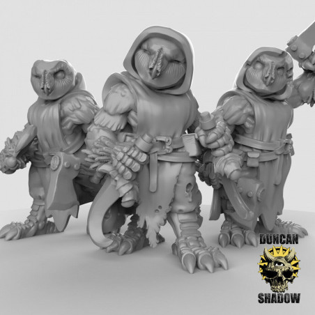 Figurines Anthropomorphes Duncan Shadow – Impression 3D pour Wargames et Jeux de Rôle
