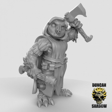 Figurines Anthropomorphes Duncan Shadow – Impression 3D pour Wargames et Jeux de Rôle
