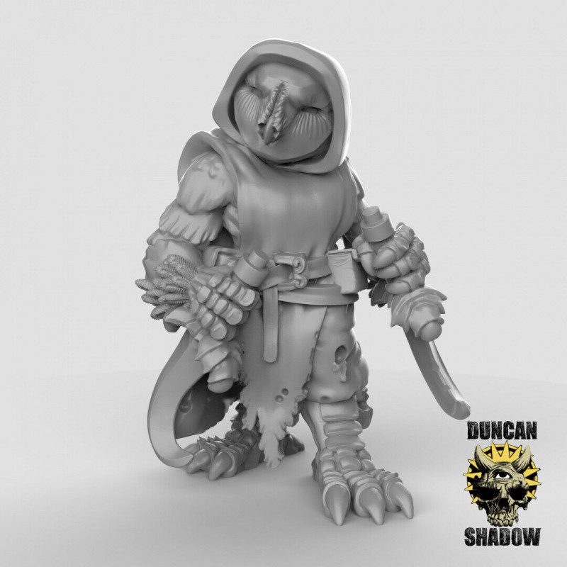 Figurines Anthropomorphes Duncan Shadow – Impression 3D pour Wargames et Jeux de Rôle
