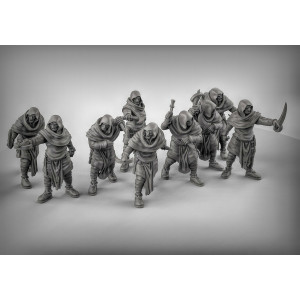 Impression 3D figurines jeux de rôle D&D, Saga, 9th Age, Assassins