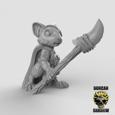 Figurines Anthropomorphes Duncan Shadow – Impression 3D pour Wargames et Jeux de Rôle
