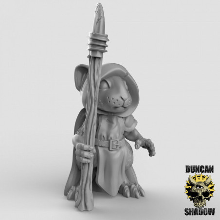 Figurines Anthropomorphes Duncan Shadow – Impression 3D pour Wargames et Jeux de Rôle
