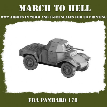 Véhicules France – Figurines 3D en Résine pour Wargames et Modèles Réduits
