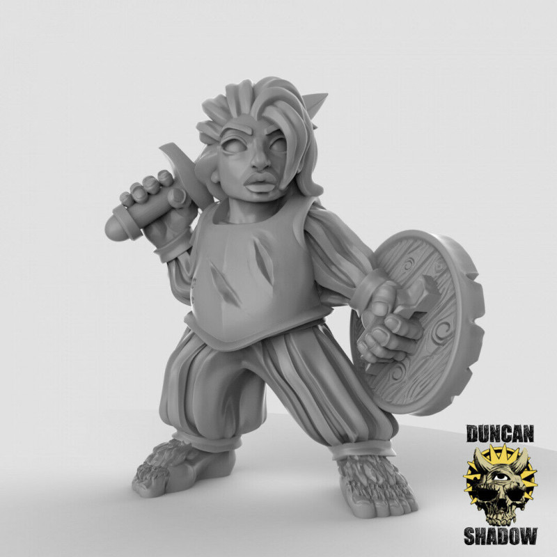Halflings – Duncan Shadow Miniatures – Figurines 3D pour Wargames et Jeux de Rôle
