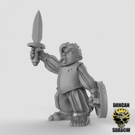 Halflings – Duncan Shadow Miniatures – Figurines 3D pour Wargames et Jeux de Rôle
