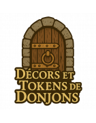 Accessoires de donjons imprimés pour jeux de figurines