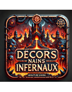  Décors Nains Infernaux – Décors Imprimés en 3D pour Jeux de Figurines