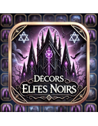  Décors Elfes Noirs – Décors Imprimés en 3D pour Jeux de Figurines