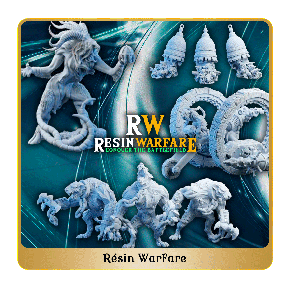 Figurines Resin warfare