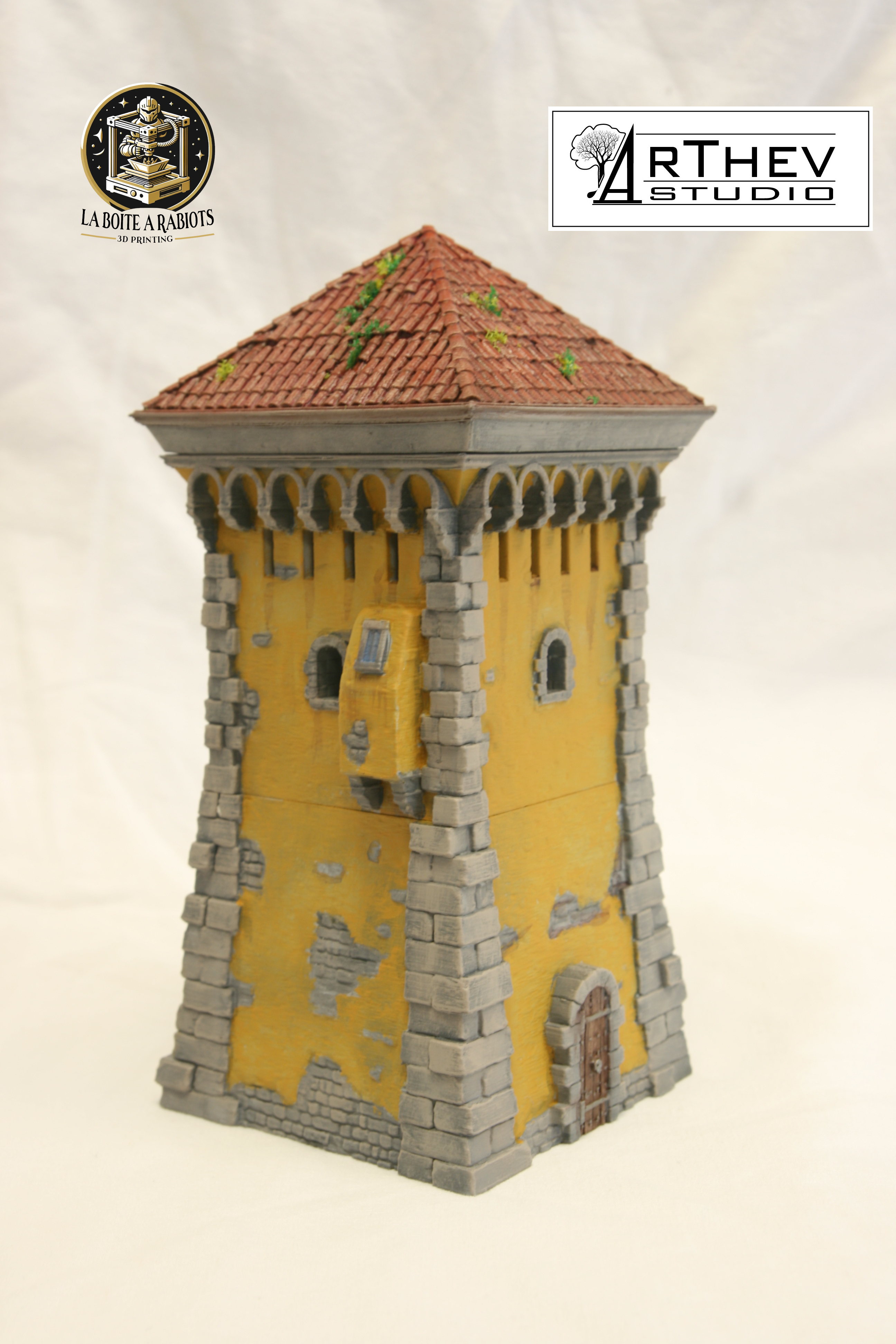 Last sword 3D fortified tower High kingdom village warhammer