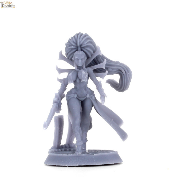 Figurine imprimée en 3D Résine pour jeux de figurines Eldar pinup